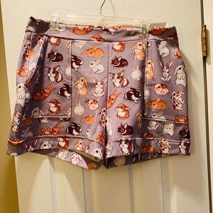 EUC  Blackmilk Bun Bun  cuffed shorts  Rare